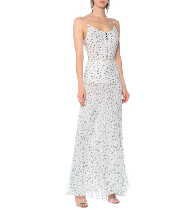 Chloé Floral silk maxi dress