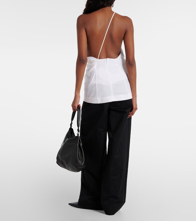 TOVE Tove Petra one-shoulder linen top