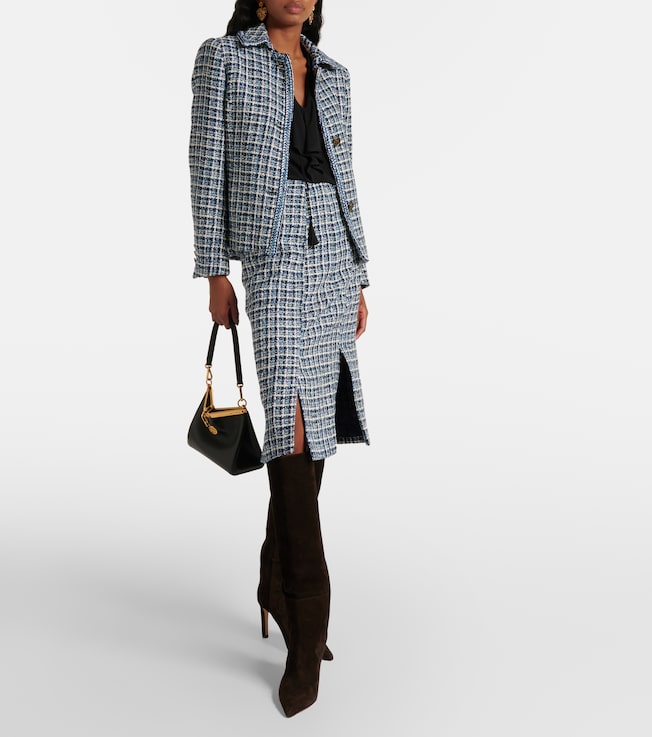 Etro Cotton-blend tweed jacket