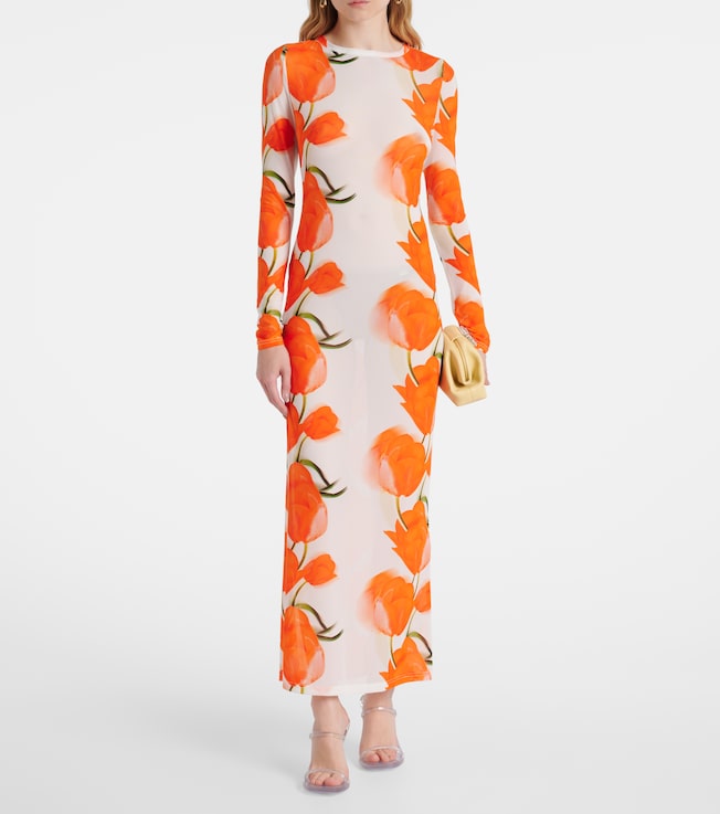 Alexandra Miro Selene open-back floral maxi dress
