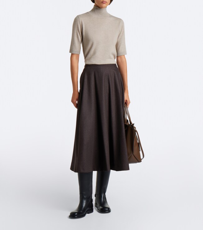 S Max Mara Wool midi skirt