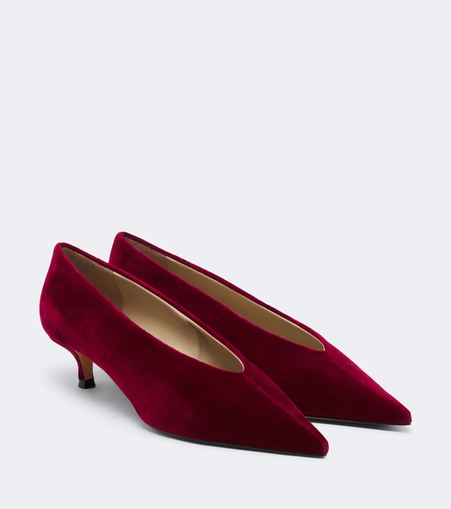 LE MONDE BERYL Le Monde Béryl Babouche velvet pumps