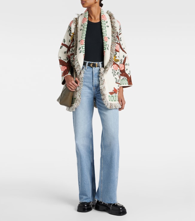 RE/DONE High-rise wide-leg jeans