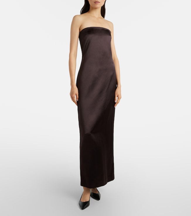 The Row Dolci silk-blend gown