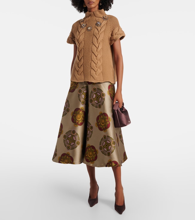 La DoubleJ Portrait embellished sweater