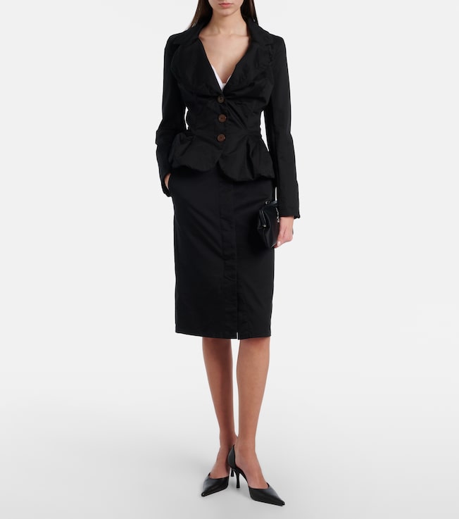 Vivienne Westwood Trouser cotton-blend pencil skirt