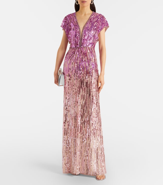 Jenny Packham Dusk sequined gown