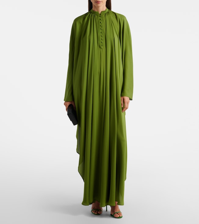 Tom Ford Draped silk georgette kaftan