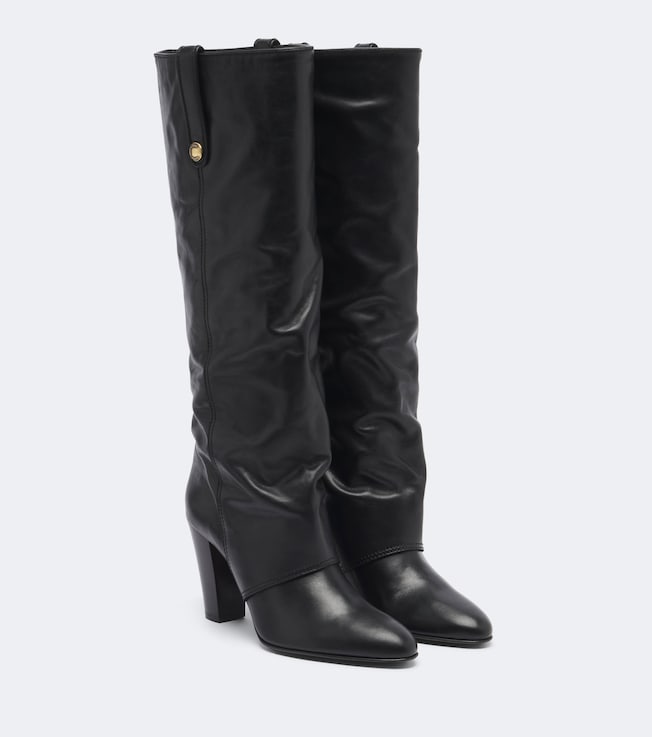 Chloé Anouk leather knee-high boots