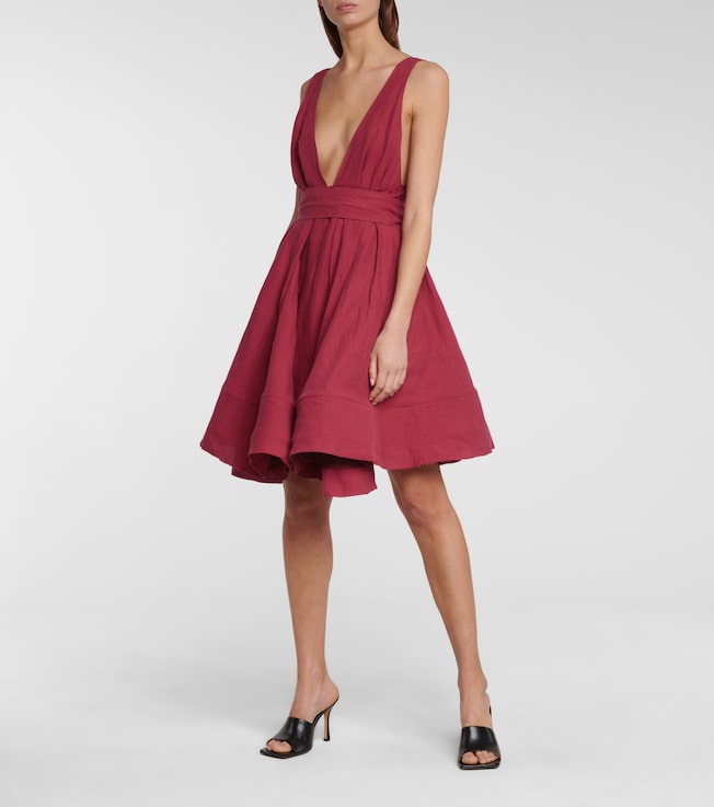 BROCK COLLECTION Quesyn linen minidress