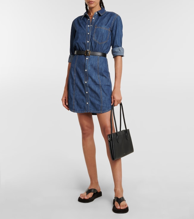 Veronica Beard Keston denim shirt dress