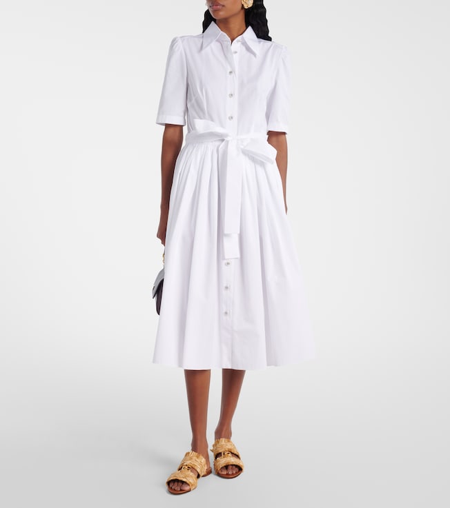 Dolce&Gabbana Cotton poplin shirt dress