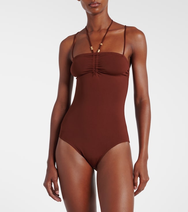 Eres Odyssée gathered swimsuit