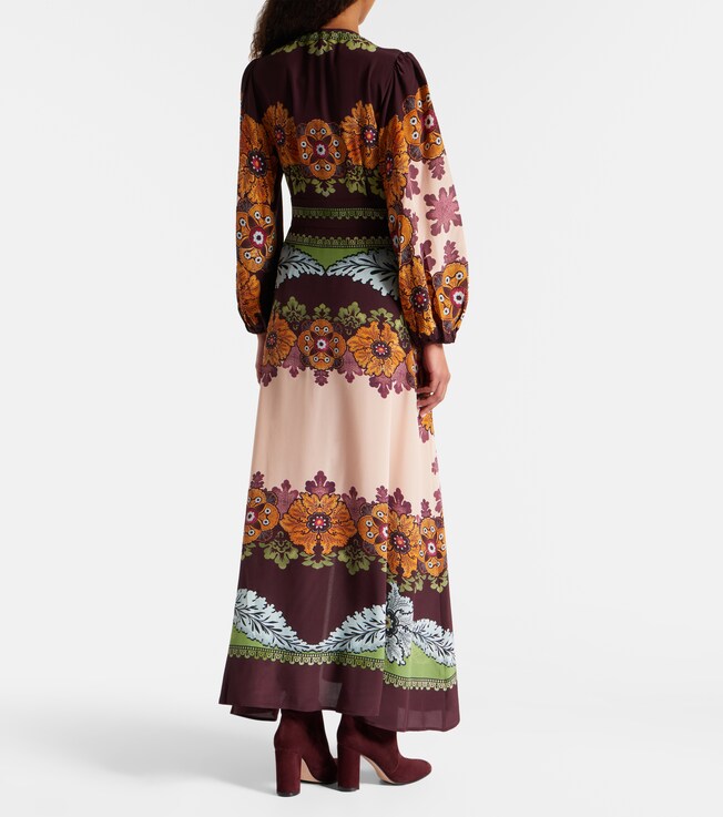 La DoubleJ La DoubleJ Printed silk maxi dress