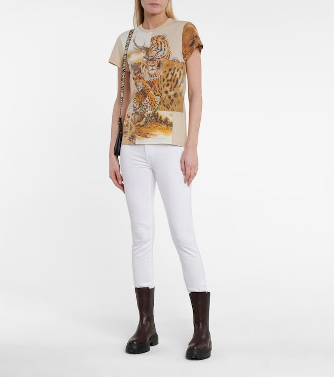 Stella McCartney Printed cotton T-shirt
