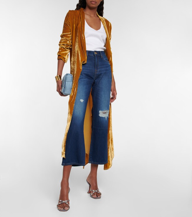 7 For All Mankind Riley Ankle Boot high-rise jeans