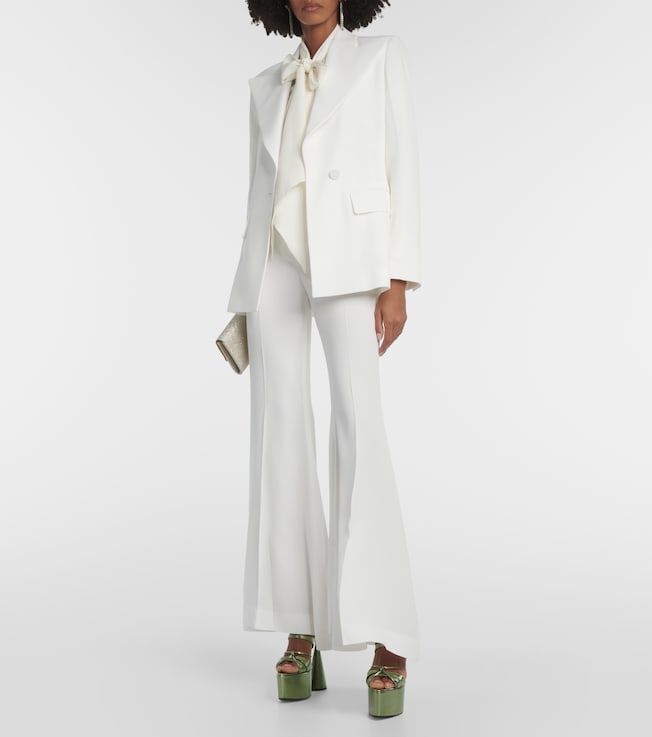 Nina Ricci High-rise cady flared pants