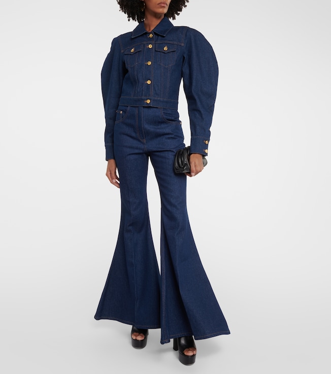 Nina Ricci High-rise flared jeans