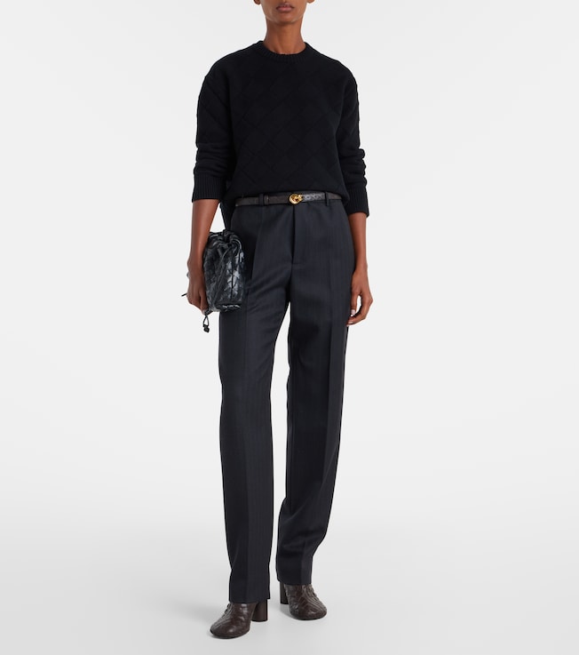 Bottega Veneta Intreccio wool-blend sweater