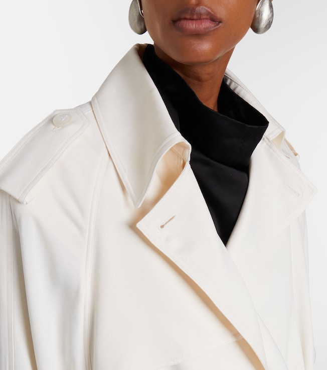 The Frankie Shop The Frankie Shop Elva cropped trench coat