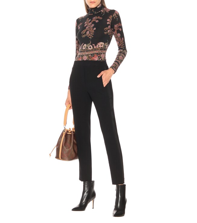 Etro High-rise slim-fit pants