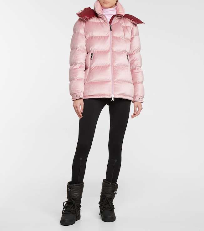Moncler Holostee quilted velvet jacket