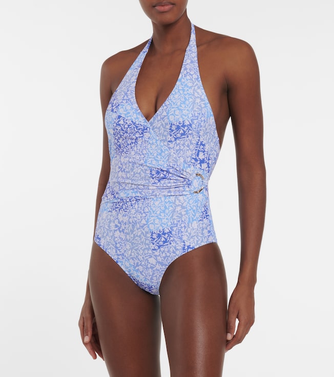 Heidi Klein Stella Maris printed swimsuit