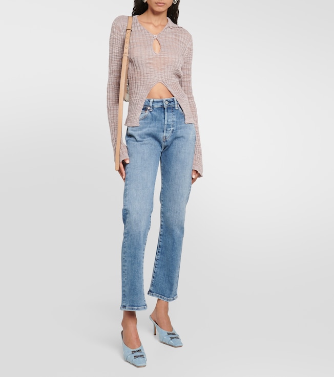 AG Jeans American mid-rise straight jeans