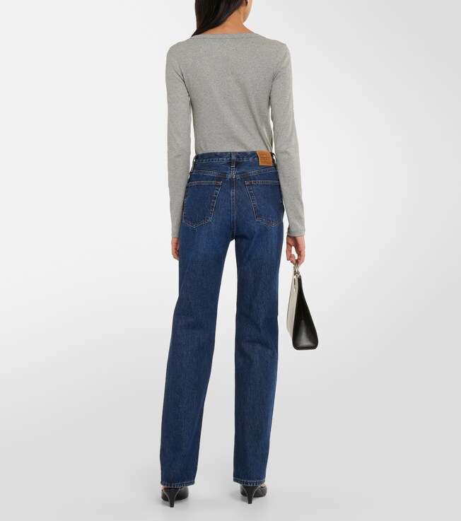 TOTEME Toteme Classic Cut high-rise straight jeans