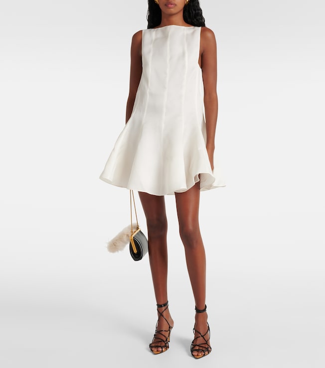 KHAITE Mags silk minidress