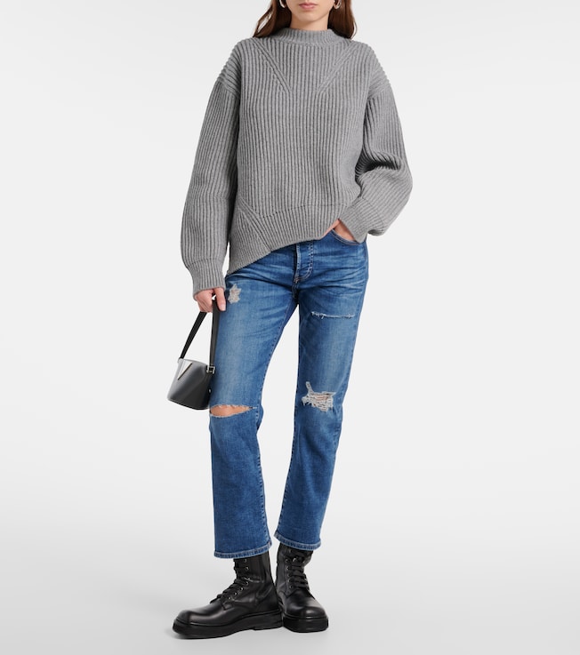 AG Jeans American mid-rise straight jeans