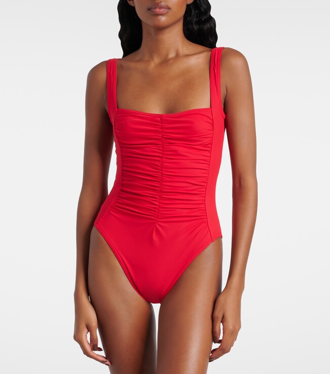 Karla Colletto Ruched swimsuit
