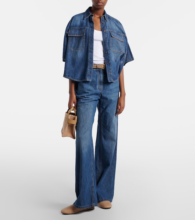 Brunello Cucinelli Wide-leg jeans