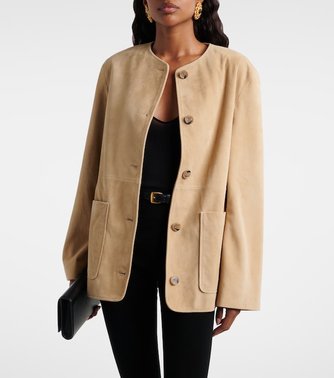 NOUR HAMMOUR Suede jacket 