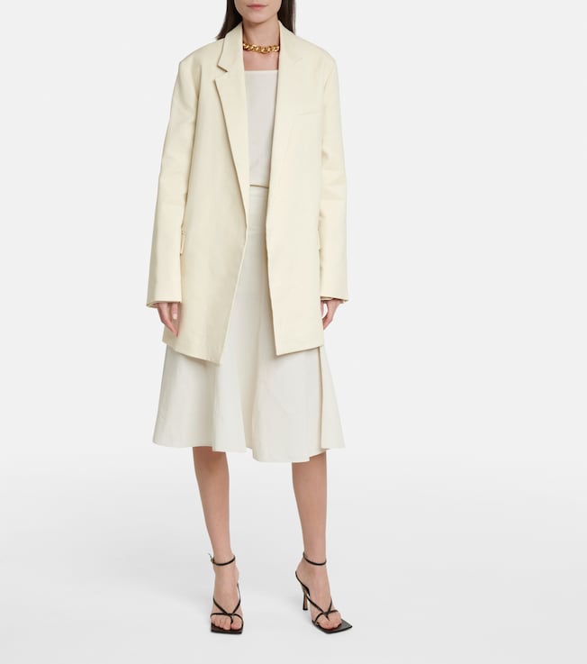 JOSEPH Julia linen and cotton blazer