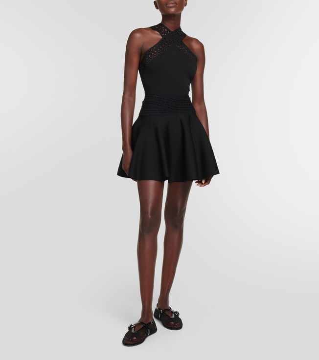Alaïa Vienne high-rise miniskirt