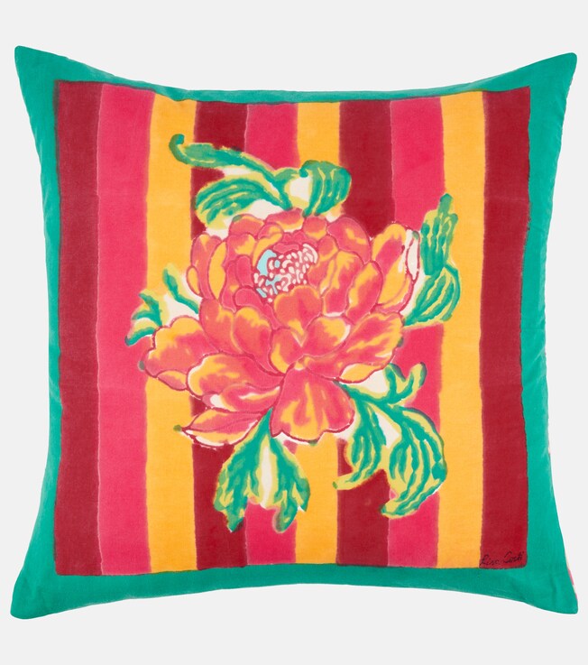 Kissen Camelia Magenta Small aus Baumwolle | Lisa Corti