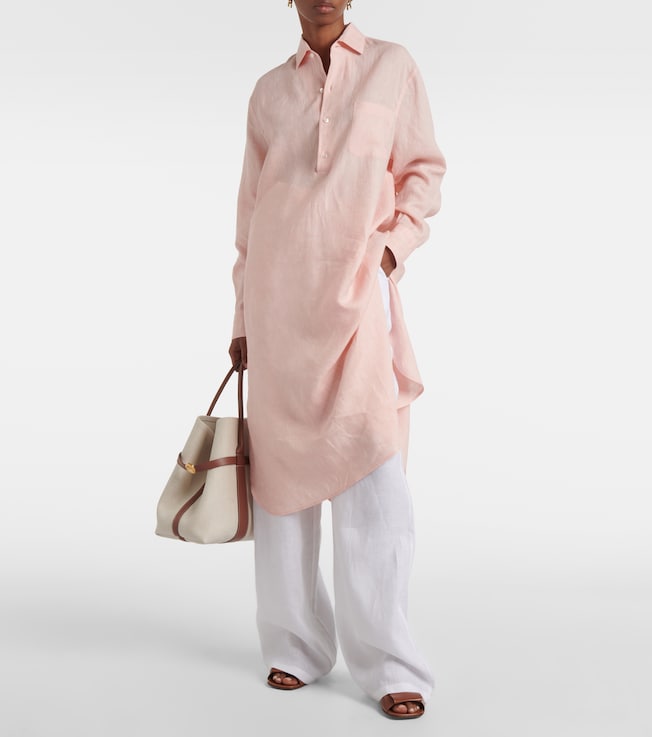 Loro Piana Lora linen shirt dress