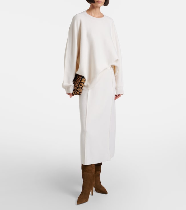 LISA YANG Ruthie cashmere midi skirt