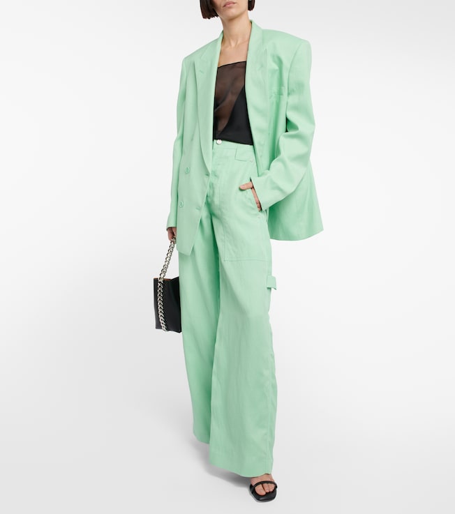 Stella McCartney High-rise wide-leg pants