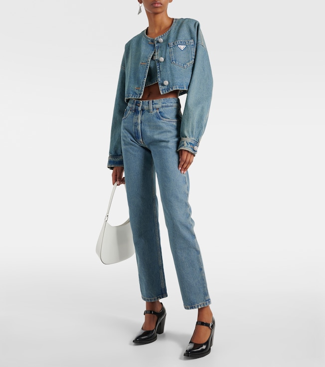 Prada Mid-rise straight jeans