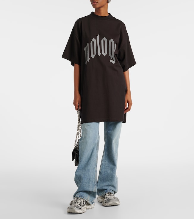 Balenciaga Mid-rise wide-leg jeans