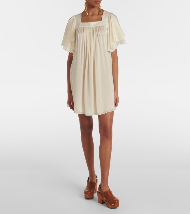 Chloé Ro33 silk minidress