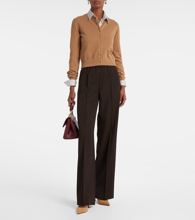 Dolce&Gabbana Virgin wool wide-leg pants