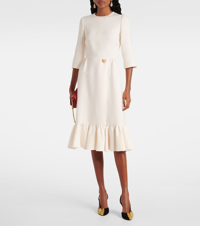 Valentino Crêpe Couture midi dress