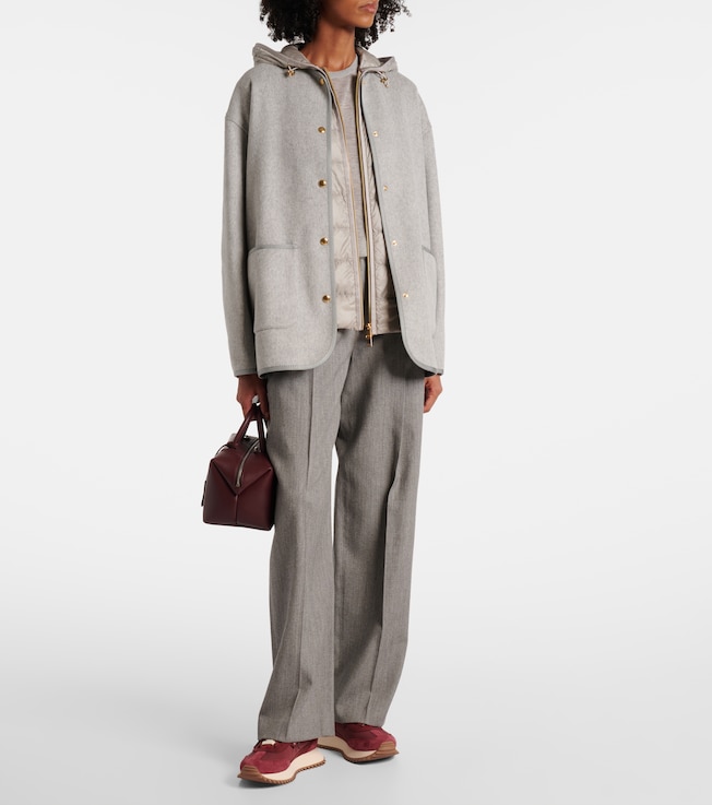 Moncler Wool and cashmere down jacket