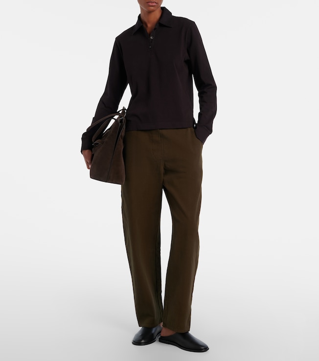 LESET Margo cotton polo shirt