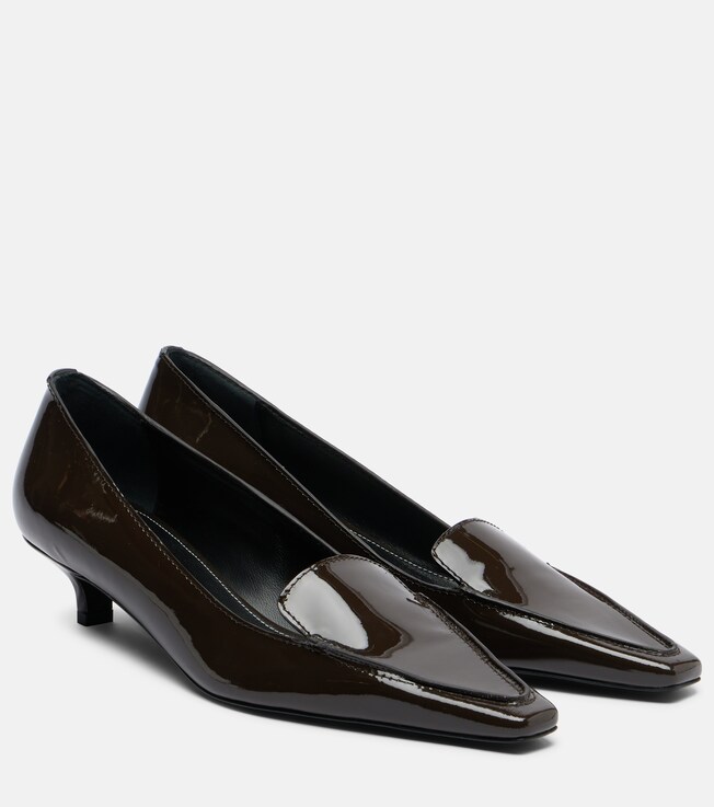 TOTEME Patent leather loafer pumps
