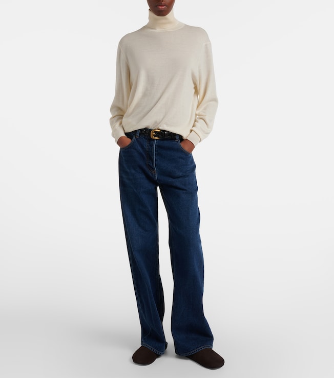 The Row Finbar wide-leg jeans