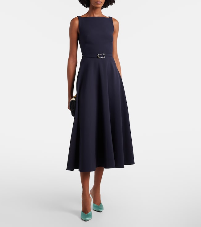 Safiyaa Ginny crêpe cocktail dress